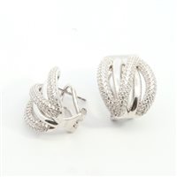 Orecchini Domar Gioielli Donna Orecchino argento 925 in Argento Cubic Zirconia EZB117906